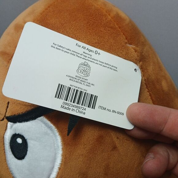 Super Mario Bros 15" Goomba Plush 2024 Large NWT - Picture 6 of 8
